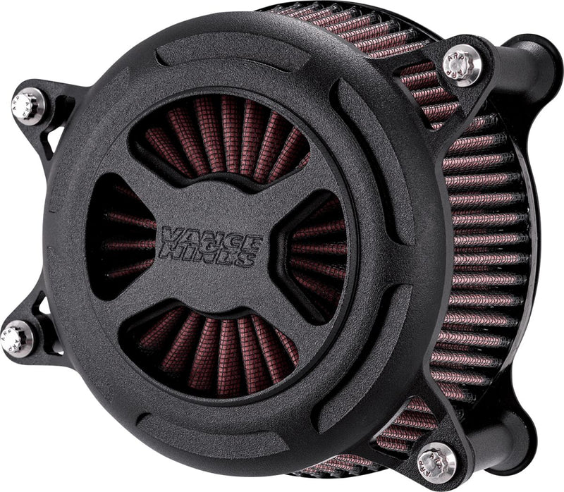 Vance & Hines X Air Cleaner In Wrinkle Black For HD Softail, Touring And Trike Models