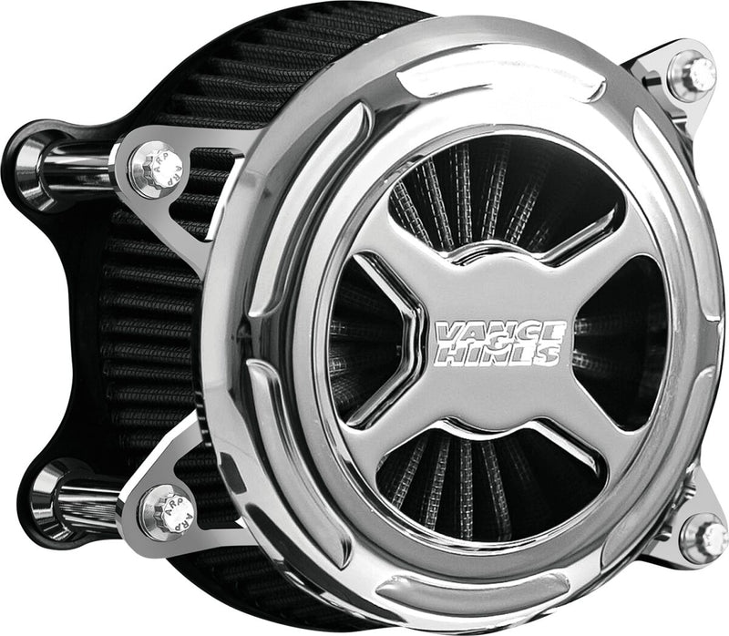 Vance & Hines X Air Cleaner In Chrome For 2008-2017 HD Softail, Touring And Trike Models