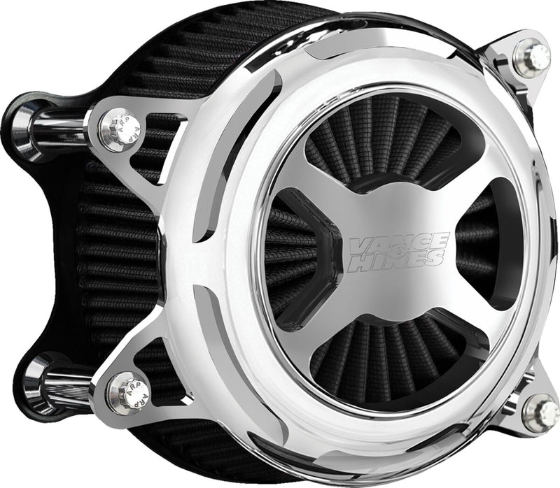 Vance & Hines X Air Cleaner In Chrome For HD Softail, Touring And Trike Models