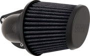 Vance & Hines Falcon Air Cleaner In Black With Weaved Carbon Fibre Elbow For 1991-2022 HD Sportster Models
