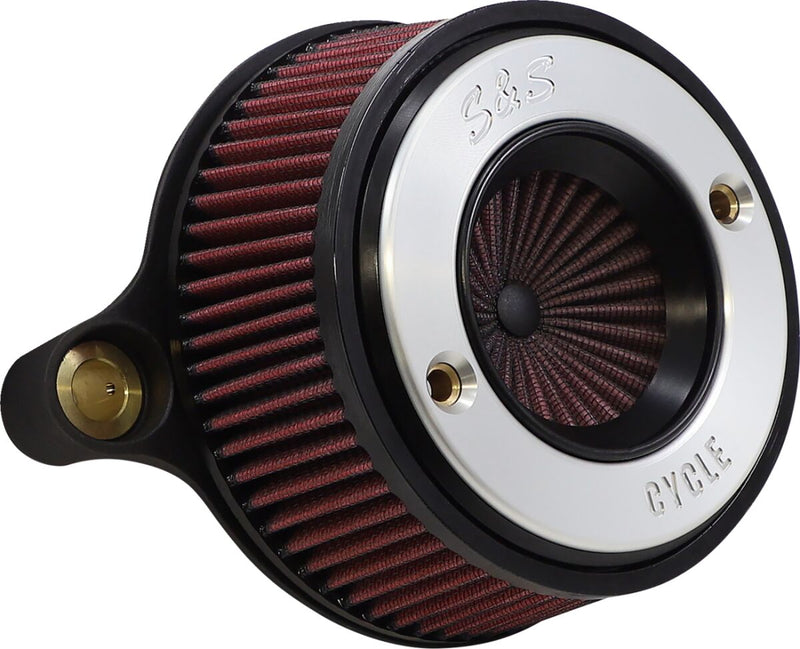 S&S Cycle Air Stinger Stealth Air Cleaner Kit for 2017-2025 Harley-Davidson Chrome Silver
