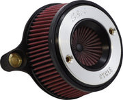 S&S Cycle Air Stinger Stealth Air Cleaner Kit for 2017-2025 Harley-Davidson Chrome Silver #170-0714A