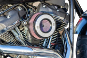 S&S Cycle Air Stinger Stealth Air Cleaner Kit for 2017-2025 Harley-Davidson Chrome Silver #170-0714A