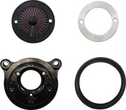 S&S Cycle Air Stinger Stealth Air Cleaner Kit for 2008-2017 Harley-Davidson Chrome Silver