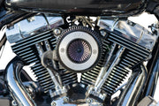 S&S Cycle Air Stinger Stealth Air Cleaner Kit for 2008-2017 Harley-Davidson Chrome Silver