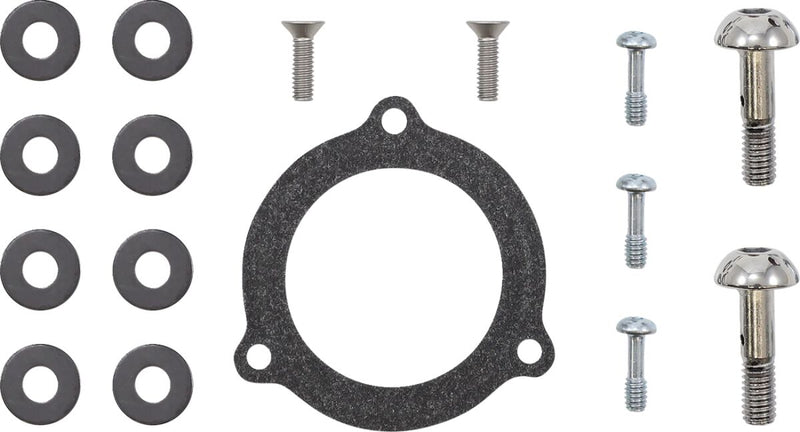 S&S Cycle Air Stinger Stealth Air Cleaner Kit for 2008-2017 Harley-Davidson Chrome Silver #170-0715A