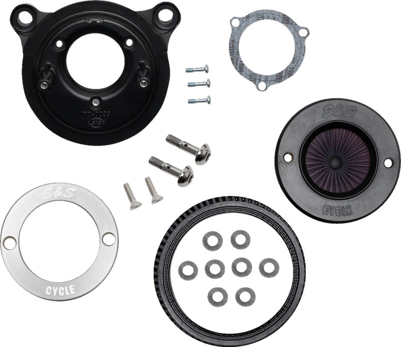 S&S Cycle Air Stinger Stealth Air Cleaner Kit For Harley-Davidson Twin Cam Dyna, Softail, Touring #170-0716A