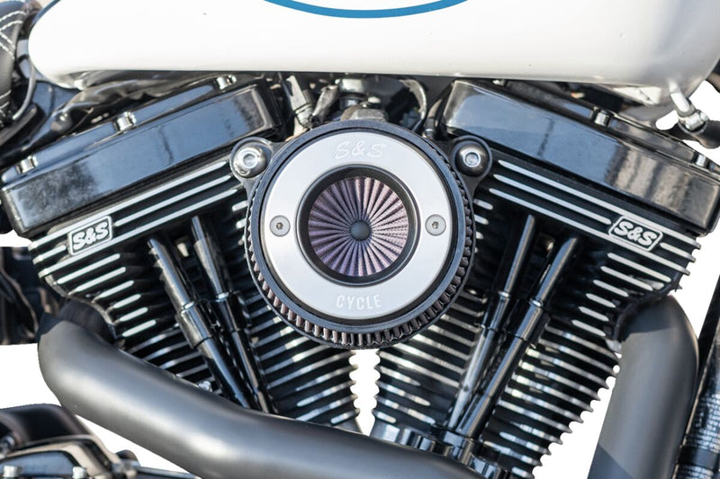 S&S Cycle Air Stinger Stealth Air Cleaner Kit For Harley-Davidson Twin Cam Dyna, Softail, Touring #170-0716A