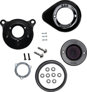 S&S Cycle Air Stinger Stealth Air Cleaner Kit for 2008-2017 Harley-Davidson Black #170-0720A