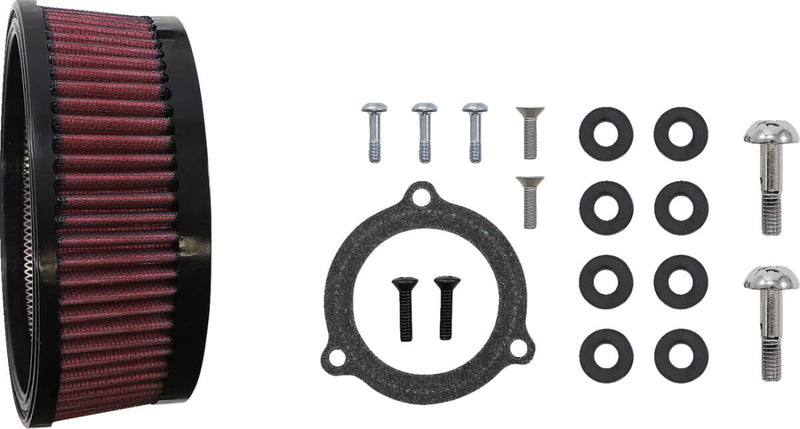 S&S Cycle Air Stinger Stealth Air Cleaner Kit for 2008-2017 Harley-Davidson Black