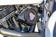 S&S Cycle Air Stinger Stealth Air Cleaner Kit for 2008-2017 Harley-Davidson Black #170-0720A