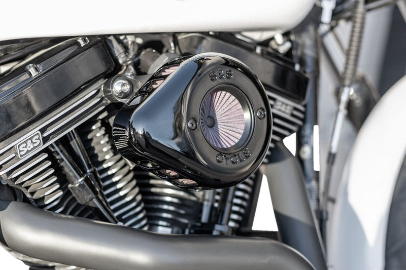 S&S Cycle Air Stinger Stealth Air Cleaner Kit for 2001-2006, 2011-2017 Harley-Davidson Black #170-0722A