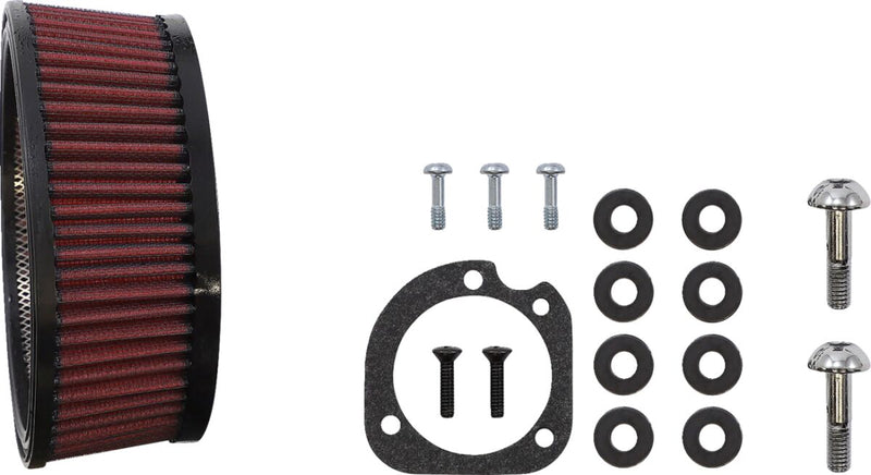 S&S Cycle Air Stinger Stealth Air Cleaner Kit for 2001-2006, 2011-2017 Harley-Davidson Black #170-0722A