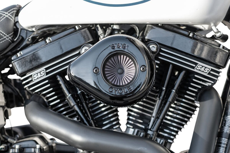 S&S Cycle Air Stinger Stealth Air Cleaner Kit for 2001-2006, 2011-2017 Harley-Davidson Black #170-0722A