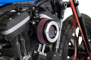 S&S Cycle Air Stinger Stealth Air Cleaner Kit for 2007-2022 Harley-Davidson Black Chrome #170-0724A