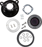 S&S Cycle Air Stinger Stealth Air Cleaner Kit for 2007-2022 Harley-Davidson Black Chrome