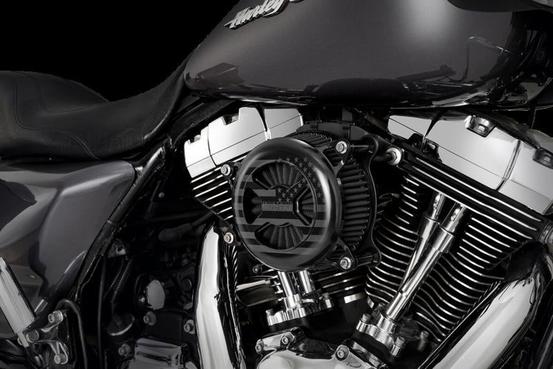 Vance & Hines America Air Cleaner in Black For 1999-2017 HD Dyna, Softail And Touring Models