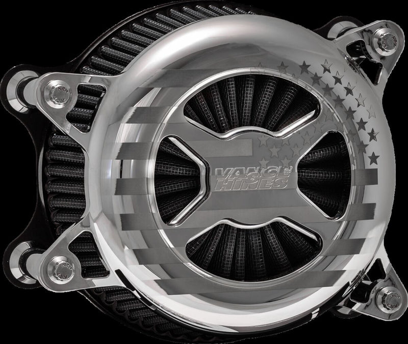 Vance & Hines America Air Cleaner in Chrome For HD Softail, Touring And Trike Models