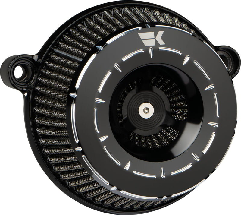 Khrome Werks Black Tracer Instigator Air Cleaner for Various Various Harley-Davidson Motorcycles (See Fitment List)