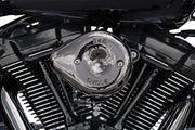 S&S Cycle Stealth Teardrop Air Cleaner Kit for 2017-2025 Harley-Davidson Lava Chrome #170-0782