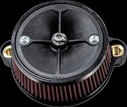 S&S Cycle Super Stock™ Stealth Air Cleaner Kit for 2023-2025 Harley-Davidson Black Red Polymer #170-0803