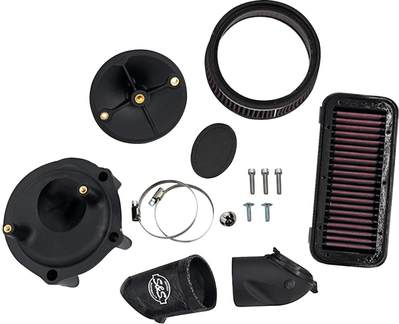 S&S Cycle Stealth Air Cleaner Kit without Cover for 2020-2026 INDIAN Black
