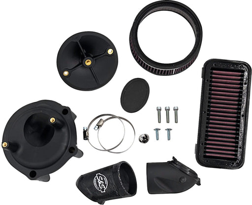 S&S Cycle Stealth Air Cleaner Kit without Cover for 2020-2026 INDIAN Black