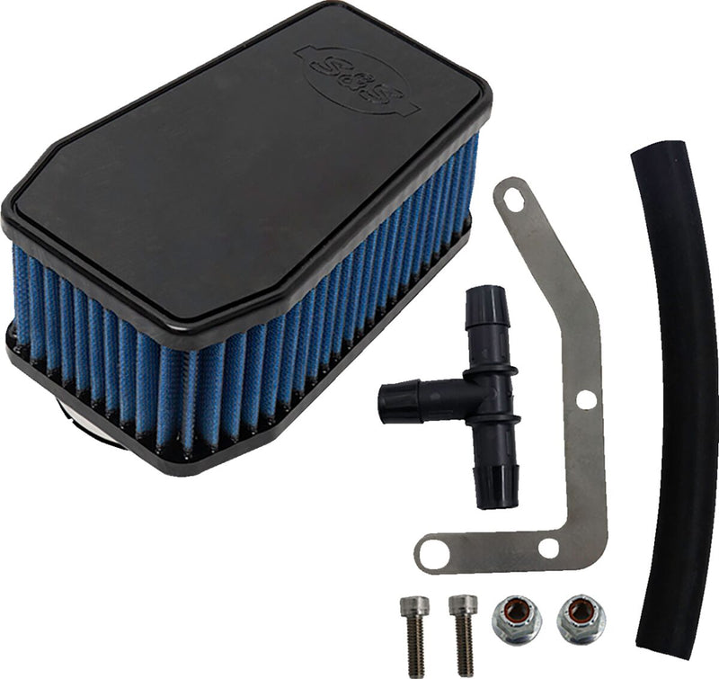 S&S Cycle Stealth Air Cleaner Kit for 2015-2024 INDIAN SCOUT Air Filter Black Blue #170-0814