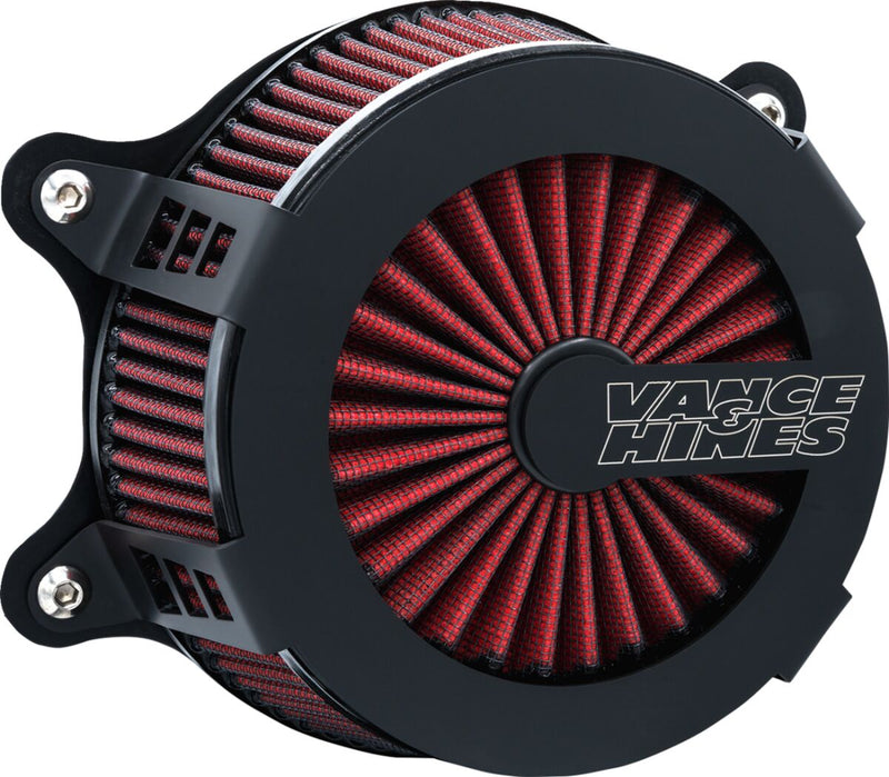 Vance & Hines VO2 Cage Fighter Air Intake Kit for 2014-2024 YAMAHA XVS 950 C Black Stainless Steel #41128