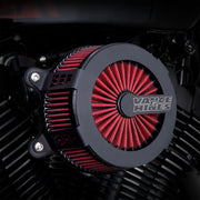 Vance & Hines VO2 Cage Fighter Air Intake Kit for 2014-2024 YAMAHA XVS 950 C Black Stainless Steel #41128