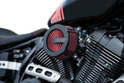 Vance & Hines VO2 Cage Fighter Air Intake Kit for 2014-2024 YAMAHA XVS 950 C Black Stainless Steel #41128