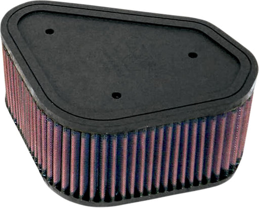 K & N OE Replacement High-Flow Air Filter Black Red