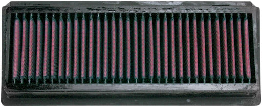 K & N OE Replacement High-Flow Air Filter for 2005-2006 KAWASAKI ZX-6 R Black Red