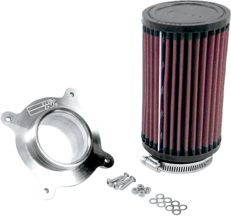 K & N High-Flow Air Filter for 2006-2025 YAMAHA YFM 700 Black Red
