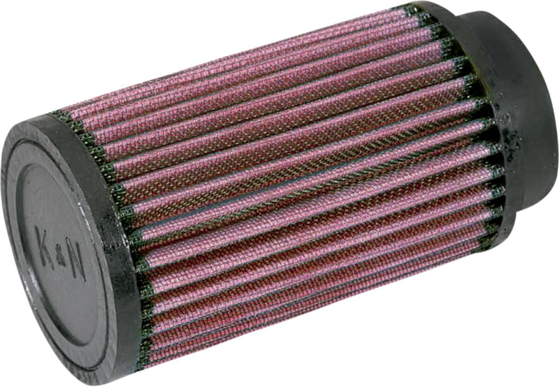 K & N Universal Clamp-On Air Filter Black Red