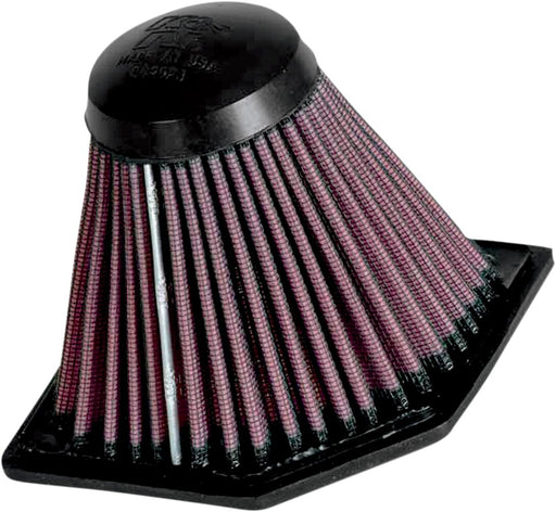 K & N OE Replacement High-Flow Air Filter for 2005-2016 BMW Black Red