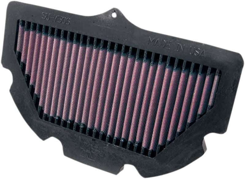 K & N OE Replacement High-Flow Air Filter for 2006-2010 SUZUKI GSX-R Black Red