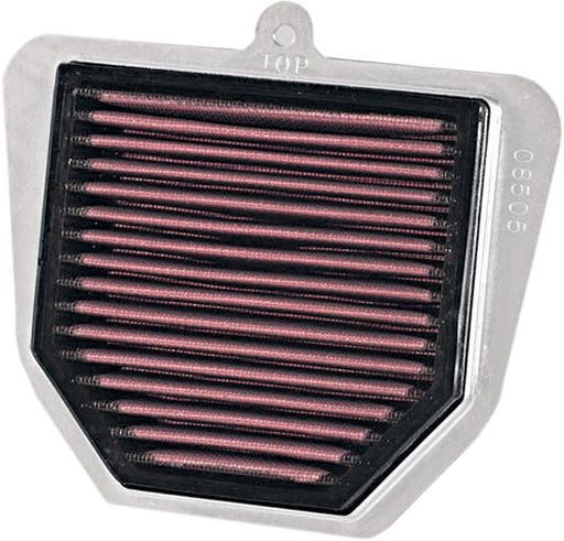K & N OE Replacement High-Flow Air Filter for 2006-2016 YAMAHA Black Red