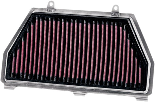 K & N OE Replacement High-Flow Air Filter for 2007-2021, 2023-2026 HONDA CBR 600 RR Black Red