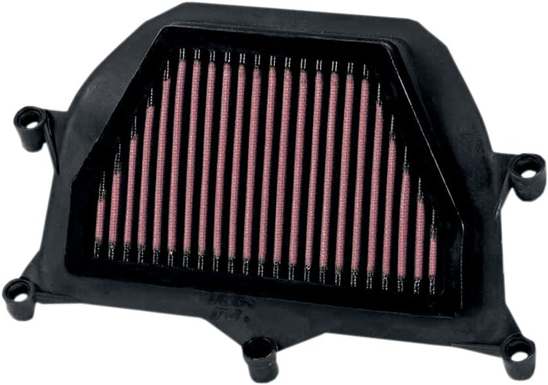 K & N OE Replacement High-Flow Air Filter for 2006-2020 YAMAHA YZF-R6 600 Black Red