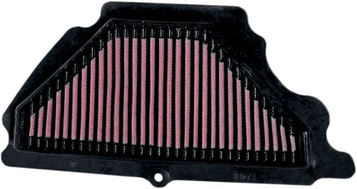 K & N OE Replacement High-Flow Air Filter for 2007-2008 KAWASAKI ZX-6 R 600 Black Red