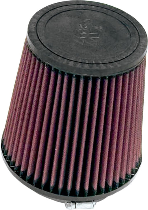 K & N Universal Clamp-On Air Filter Black Red