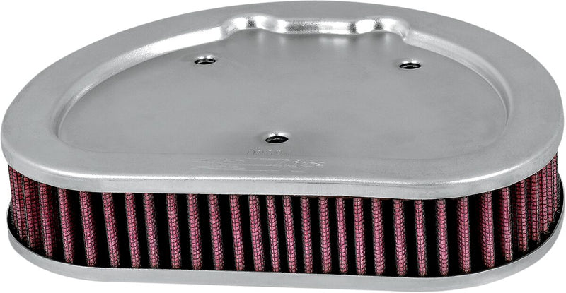 K & N Replacement High-Flow Air Filter for 2003, 2007-2016 Harley-Davidson Red Silver