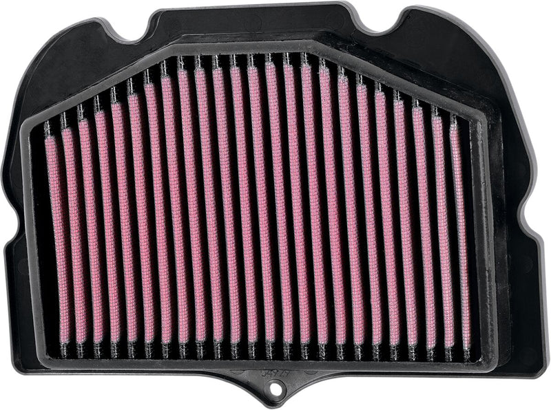 K & N OE Replacement High-Flow Air Filter for 2008-2020 SUZUKI GSX 1300 R Black Red