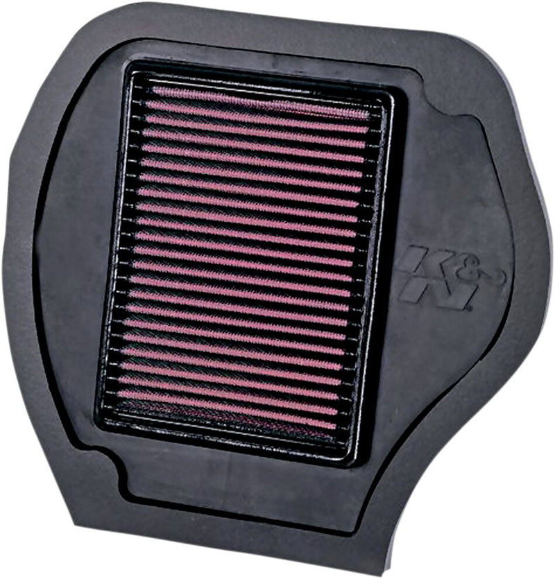 K & N OE Replacement High-Flow Air Filter for 2007-2015 YAMAHA YFM Black Red