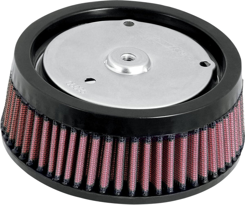 K & N Replacement High-Flow Air Filter Black Red