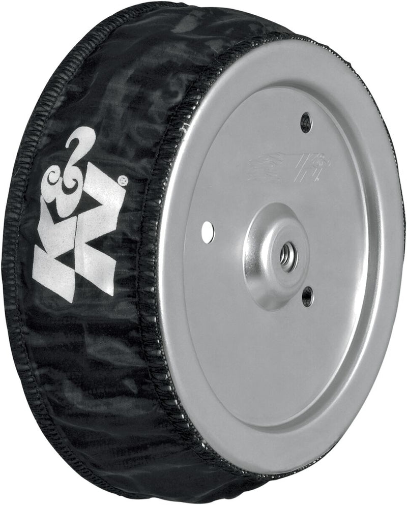 K & N Drycharger Air Filter Wrap Screamin' Eagle Black White Silicone-Treated Polyester