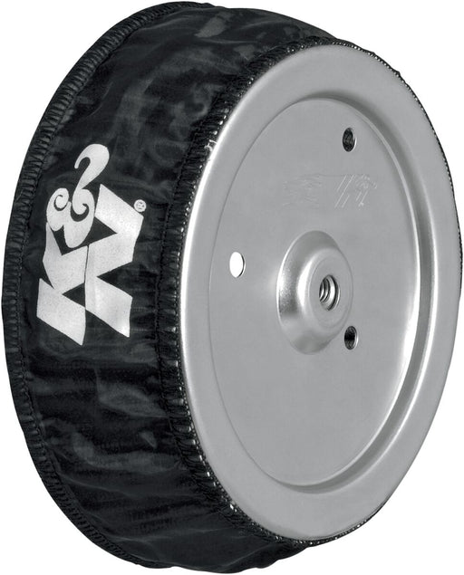 K & N Drycharger Air Filter Wrap Screamin' Eagle Black White Silicone-Treated Polyester