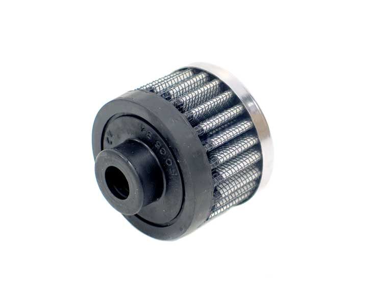K & N Crankcase Vent Filter Intake Vent Chrome