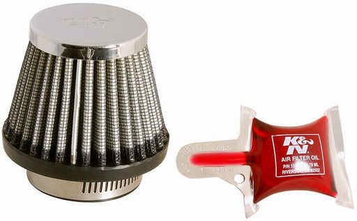K & N Clamp-On Air Filter Chrome